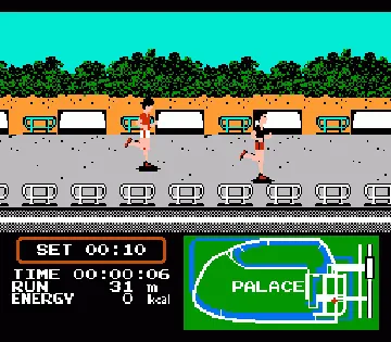 Family Trainer 4 - Jogging Race (Japan) screen shot game playing